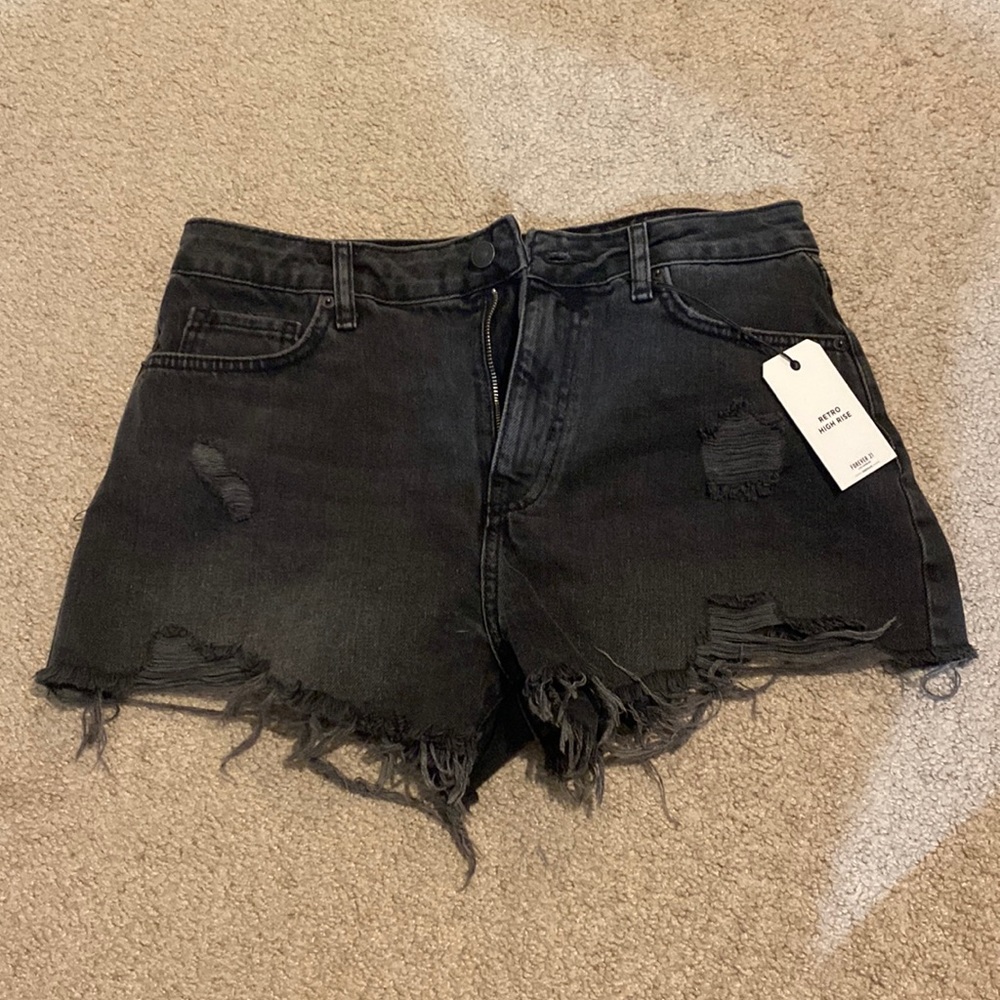 Women’s Black Jean Shorts